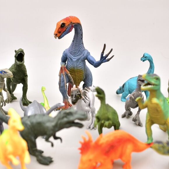 DINOSAUR LOT OF 22 KIDS TOYS FIGURES 6”- 12” - Picture 4 of 8